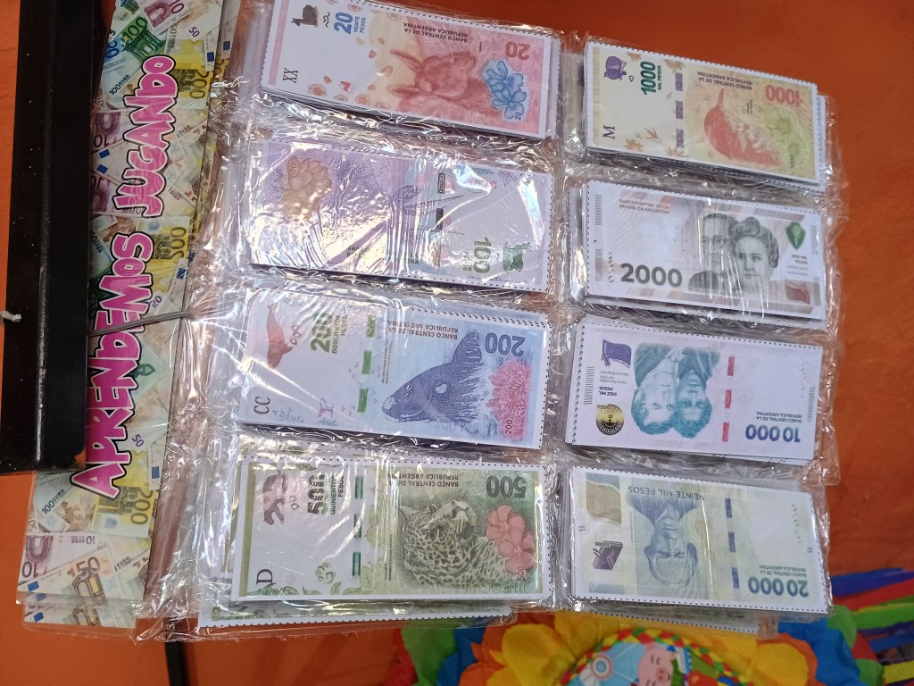 Blíster billetes y monedas