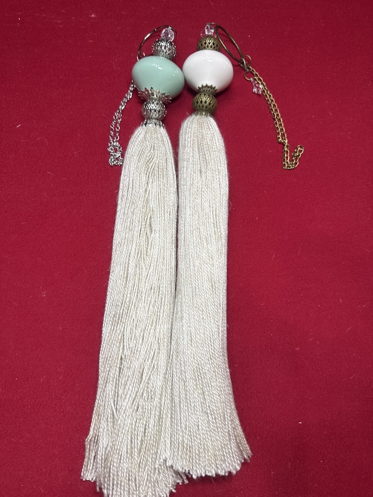 Borlas Magnolias Aqua/crudo/bronce/vison