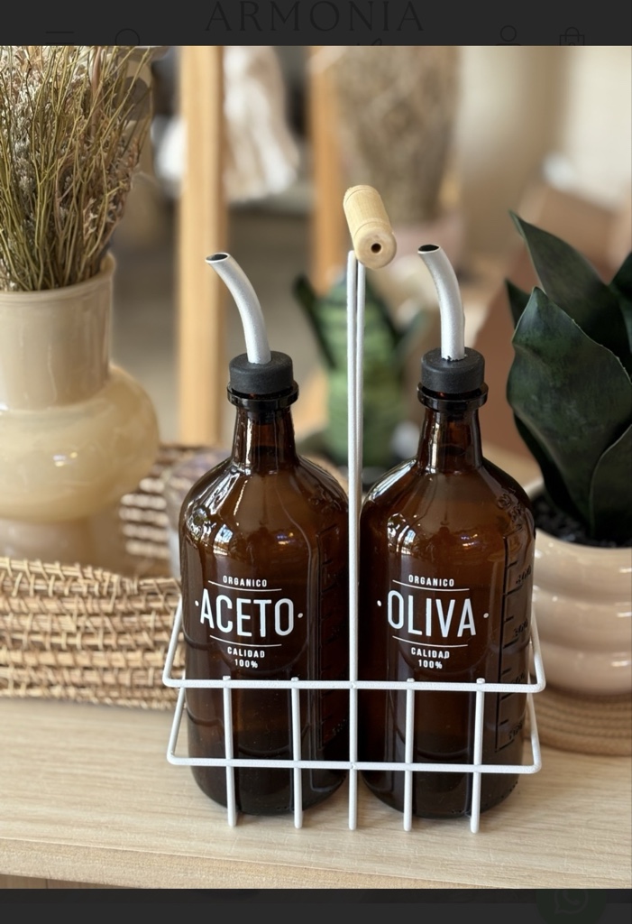 Canasta Set Oliva/Aceto