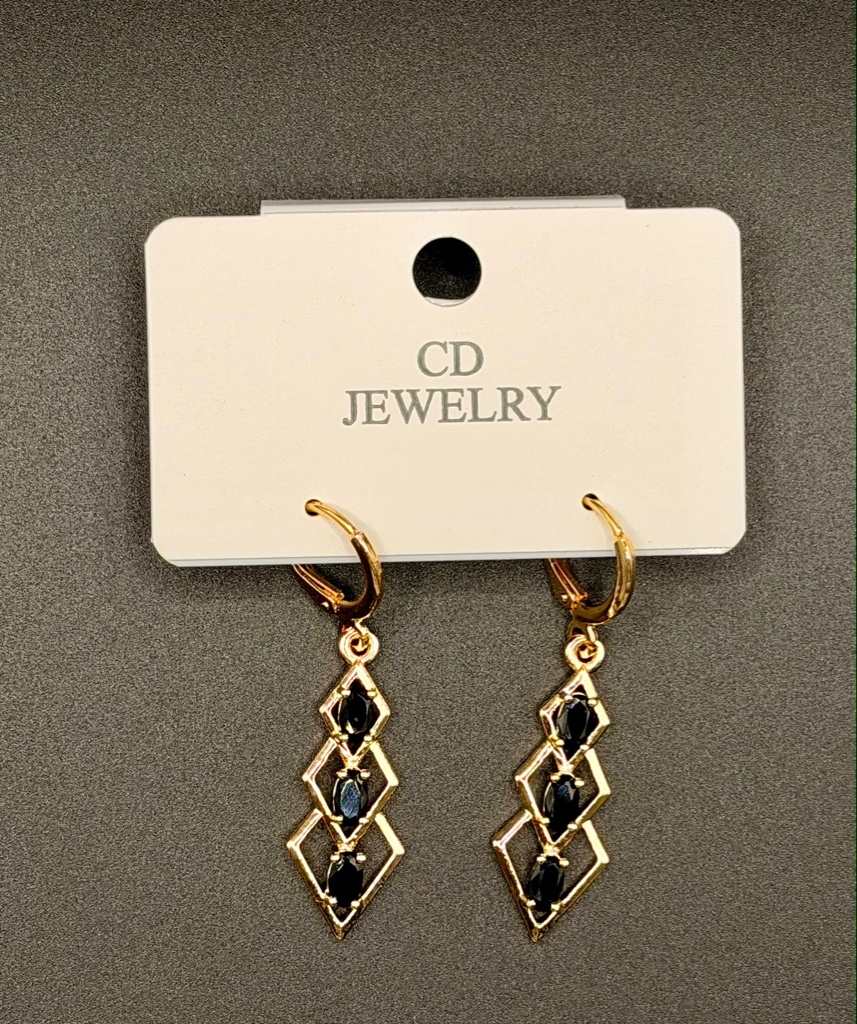aretes largos economicos