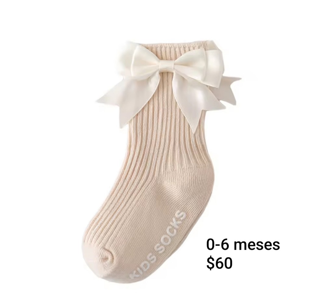 beige moño 0-6m