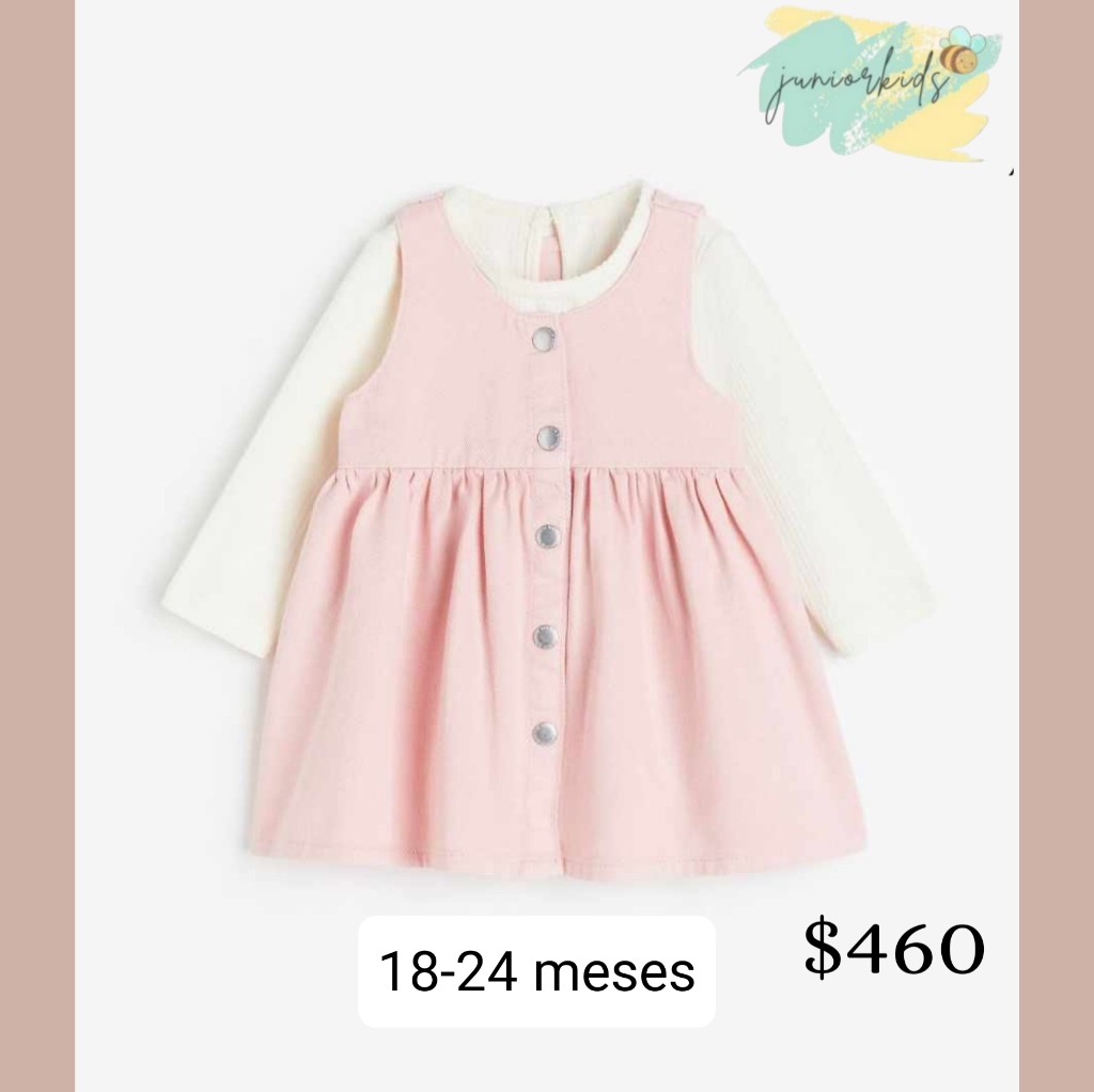 Vestido rosa 18-24m