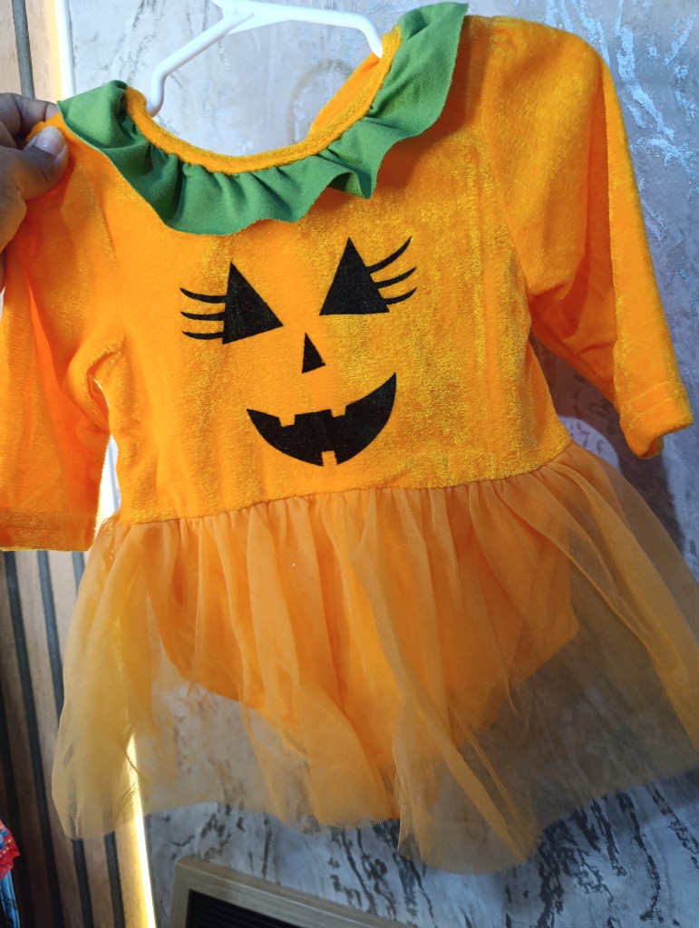 Disfraz calabaza naranja
