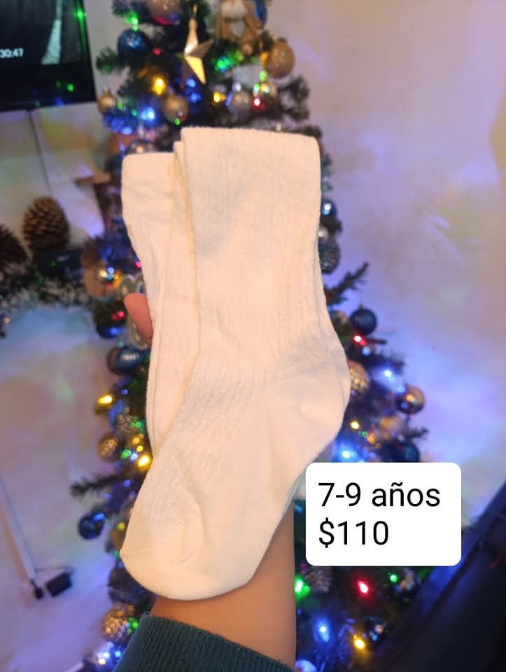 Mallas blancas 7-9 años