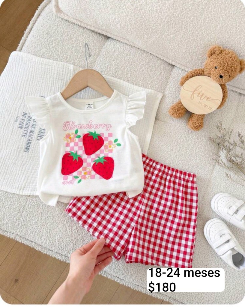 Conjunto infantil fresa 18-24m
