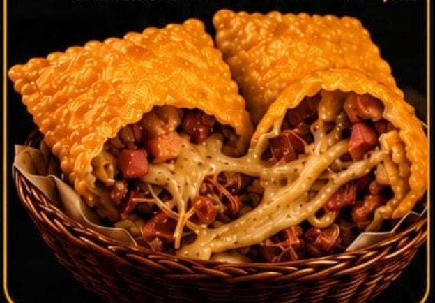 PASTEL DE CALABRESA E QUEIJO