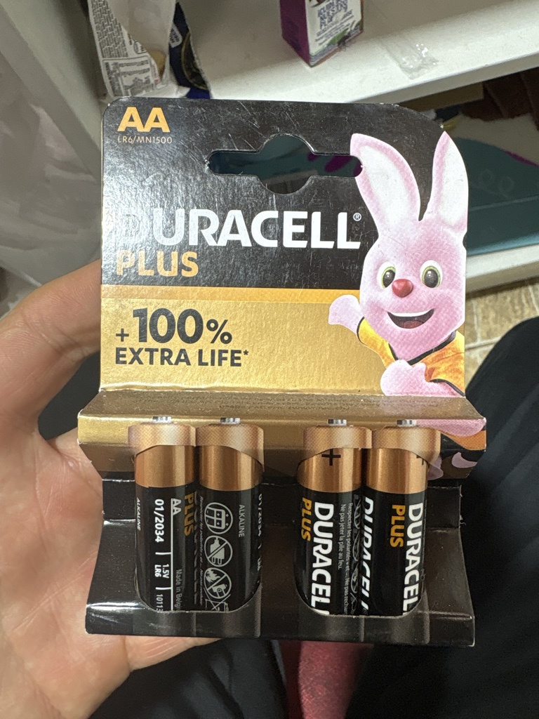 Duracell pilas  AA 4 unidades
