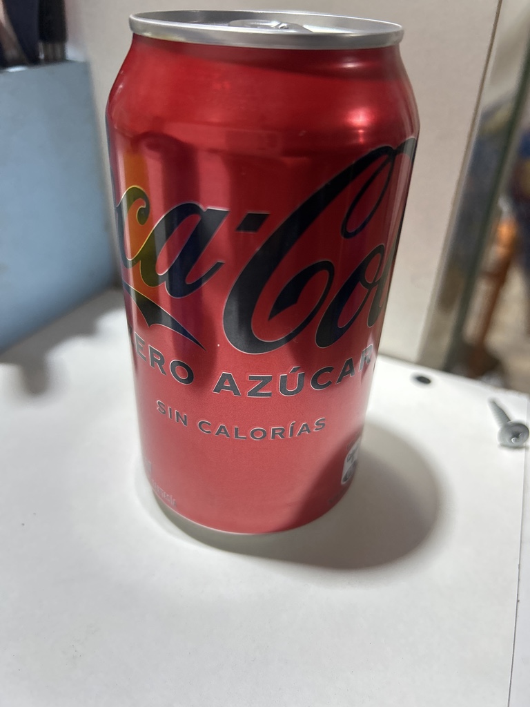 Coca cola sin azúcar lata