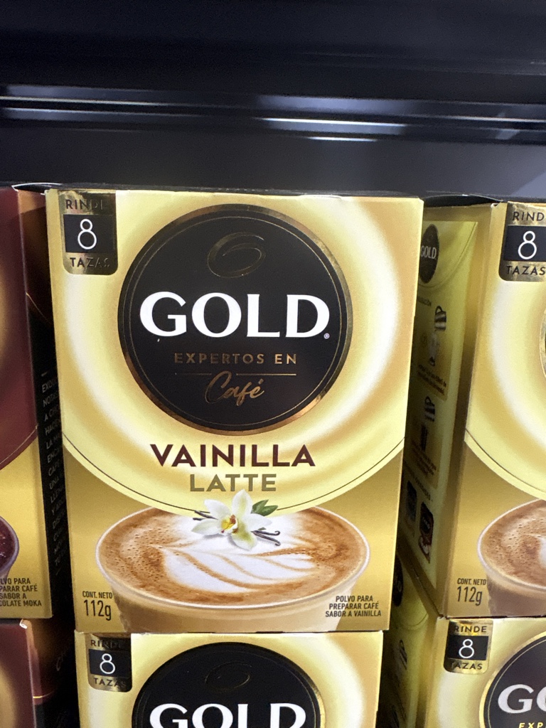 Gold vainilla latte