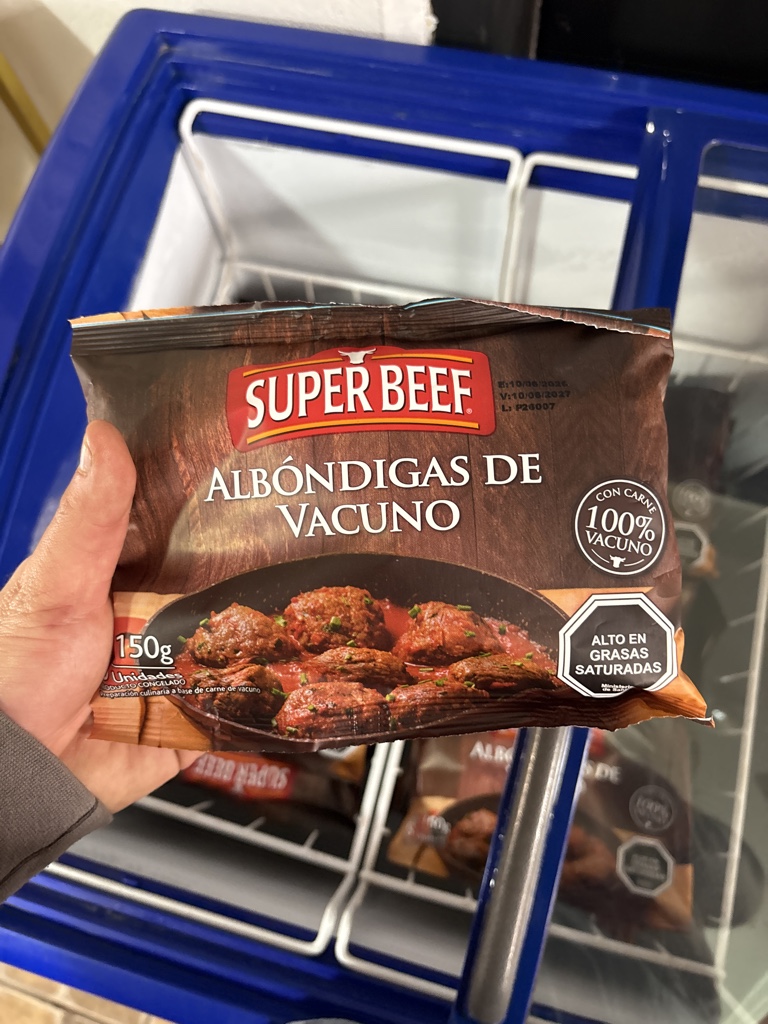 Albóndiga de vacuno