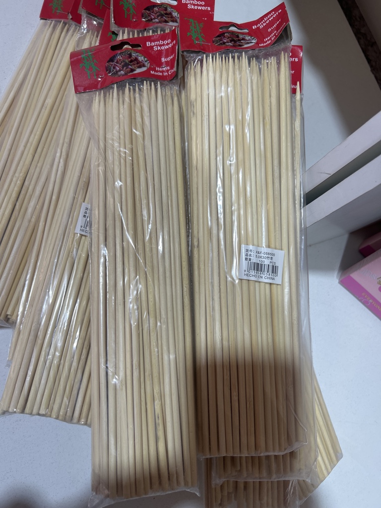 Palos brocheta pequeños