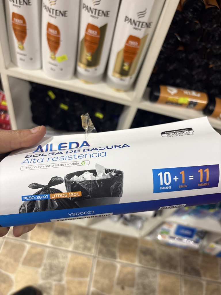 Bolsa de basura aileda 90x130