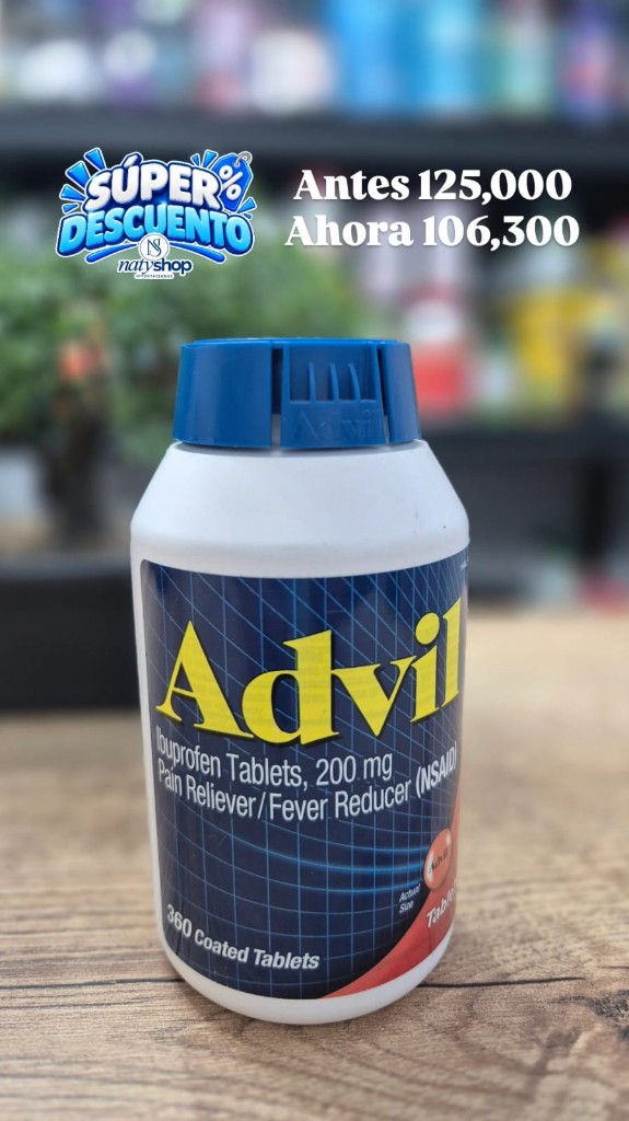Advil ibuprofeno 360 tabletas