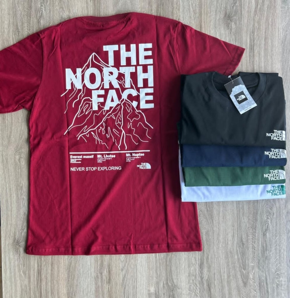 A-Remera North Face Blanca