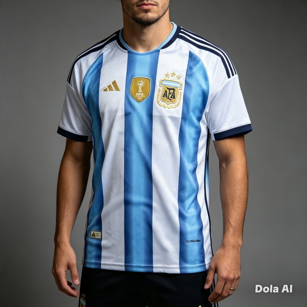 C- Camiseta Argentina Titular