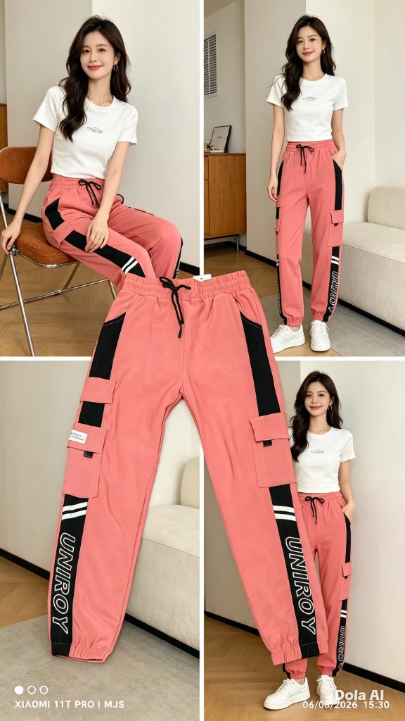 J-Pantalon Cargo Dama