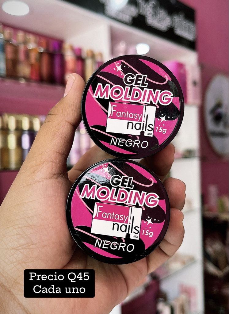 Fantasy Nails Gel Molding negro 15g