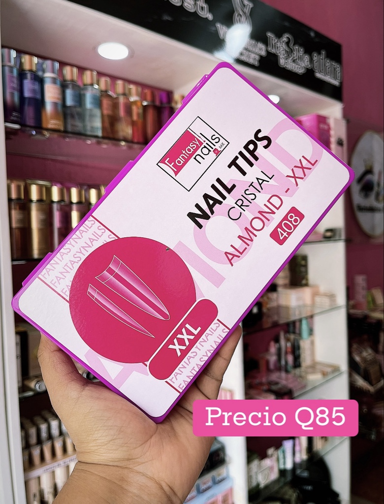 Fantasy Nails tips cristal almendra XXL