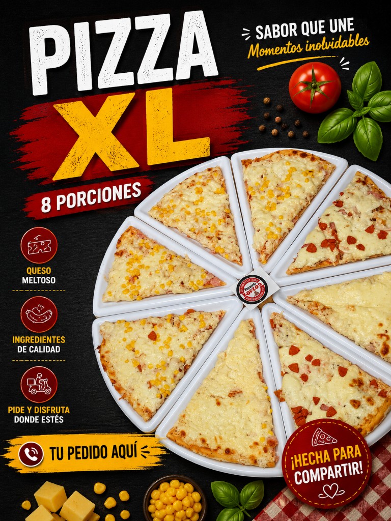 Caja de pizza XL