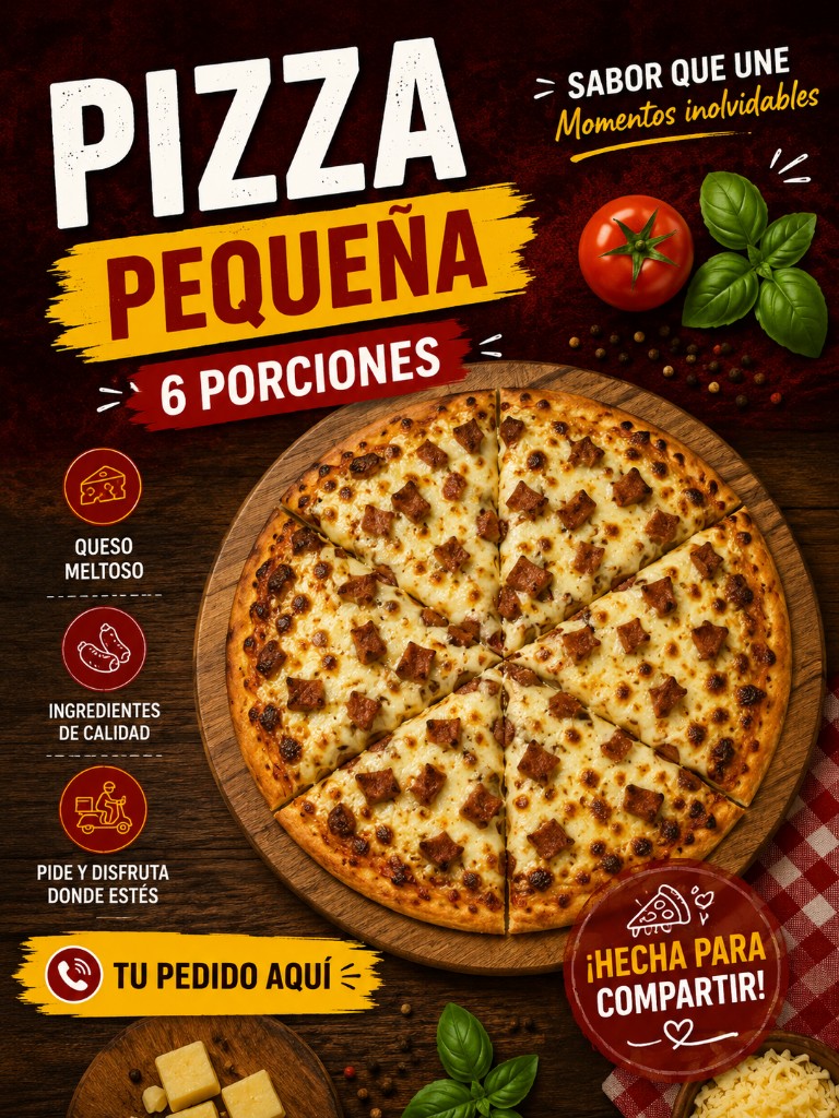 Caja pizza pequeña