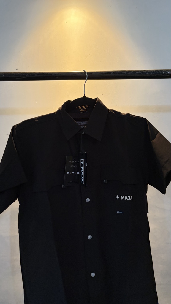 Camisa Maja-Negro (manga corta)