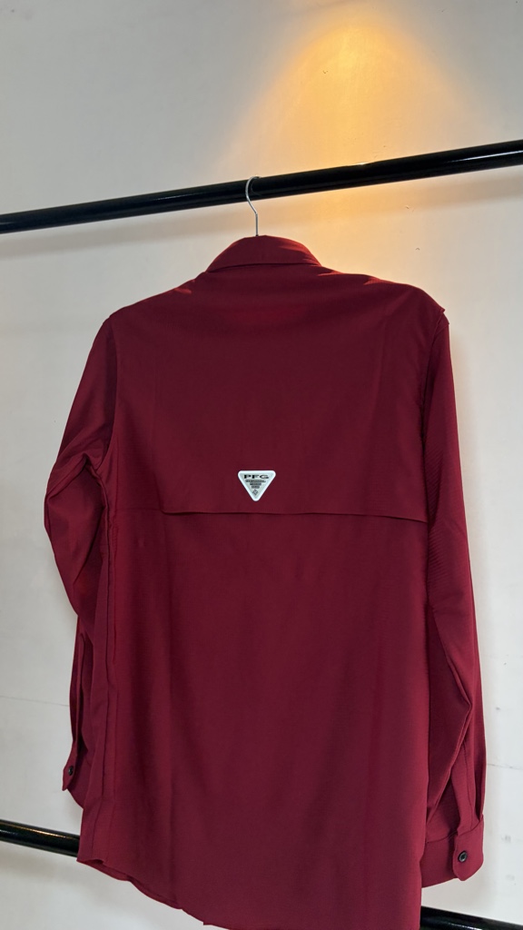 Camisa Columbia-Rojo (manga larga)
