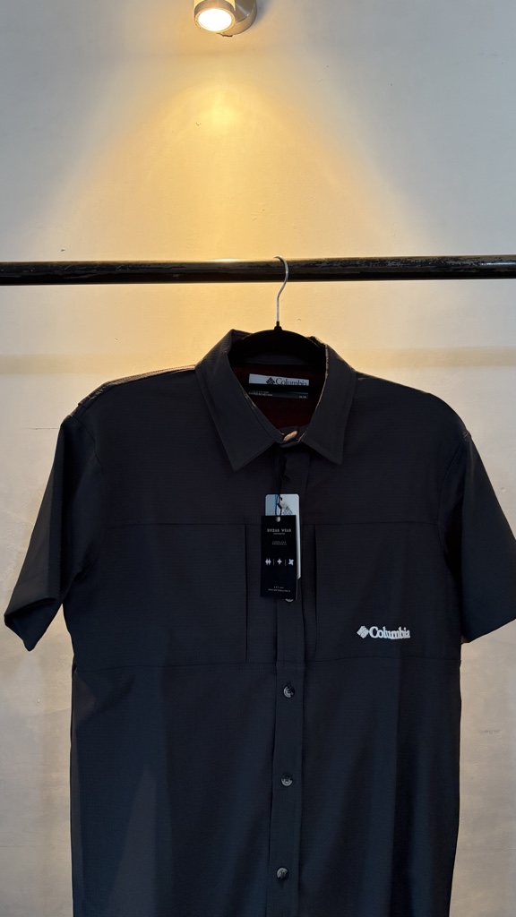 Camisa Columbia-Gris (manga corta)