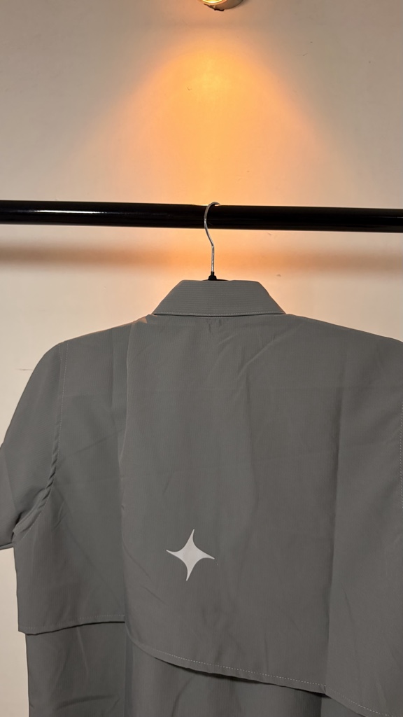 Camisa Maja-Gris (manga corta)