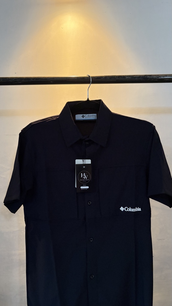 Camisa Columbia-Azul negroso (manga corta)