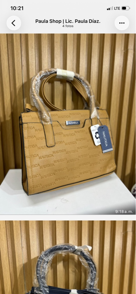 Nautica cartera camel