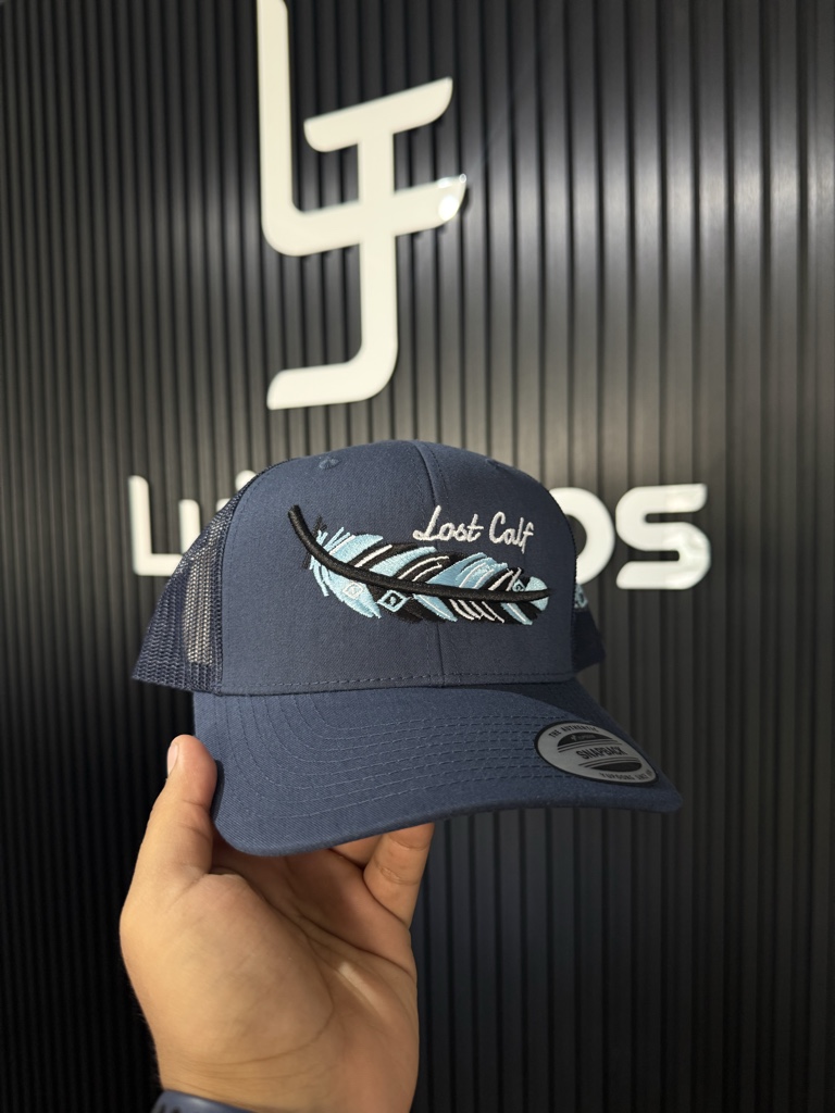 Lost Calf gorra azul marino