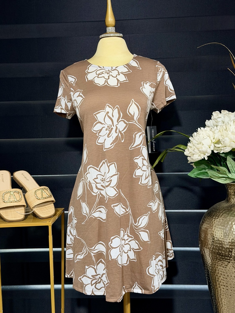 Vestidos de flores fresco S-M