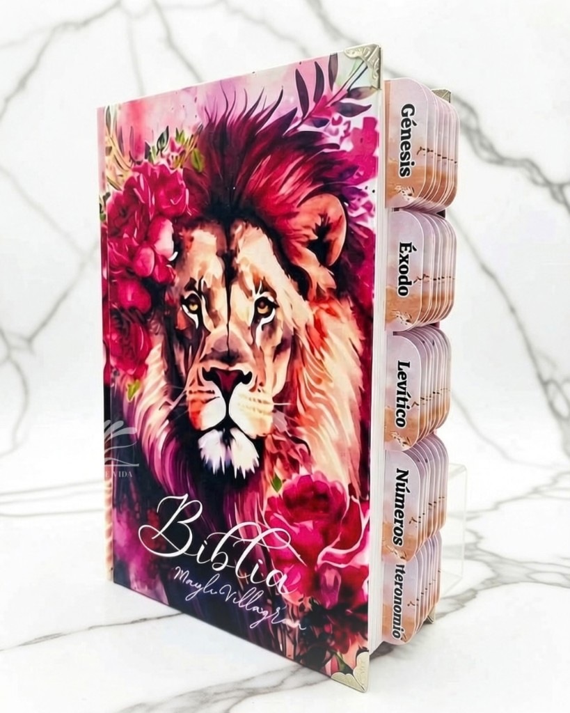 Biblia león flores