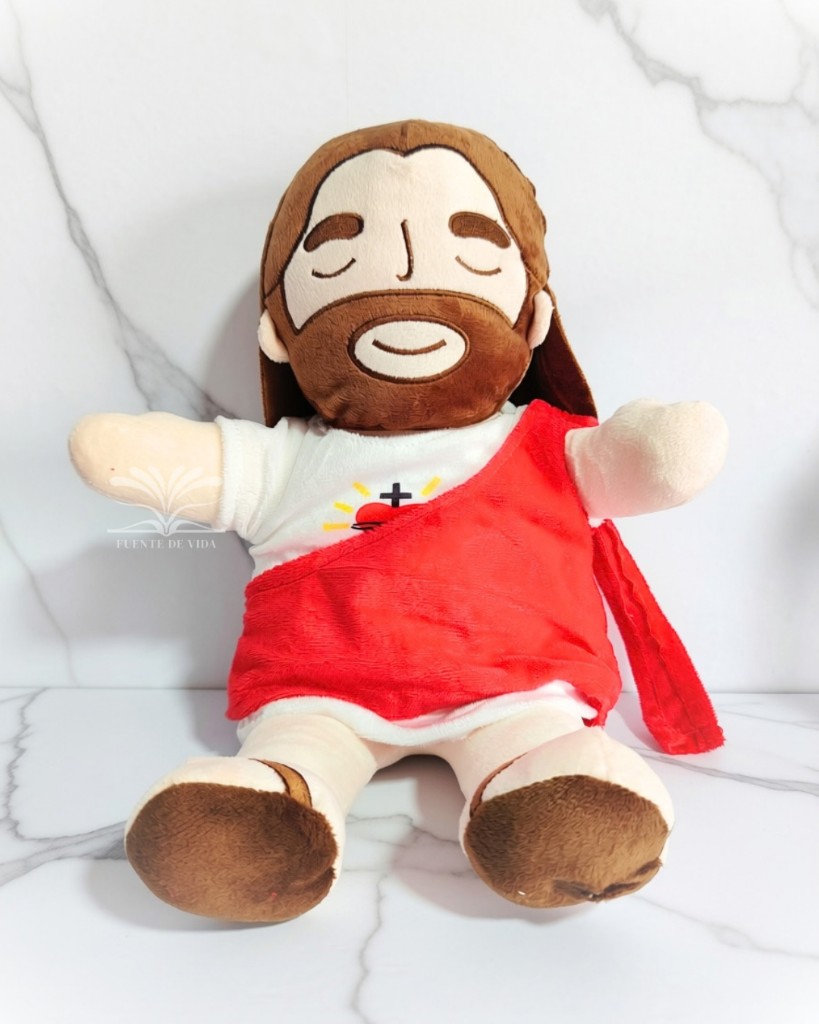 Jesus peluche rojo