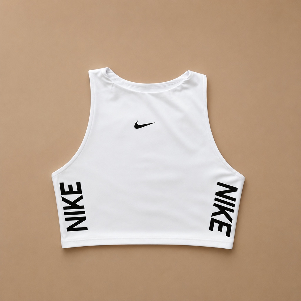 Top blanco logo/