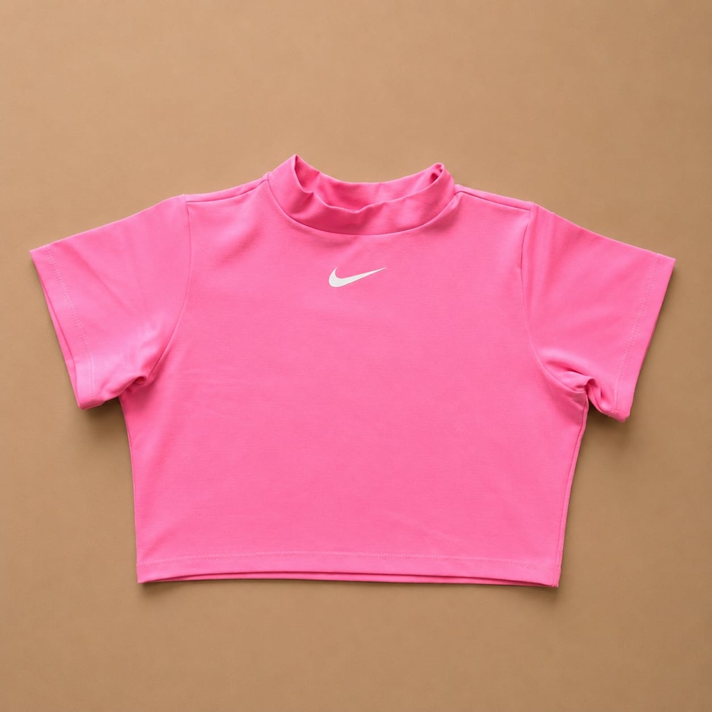 Camiseta corta rosa