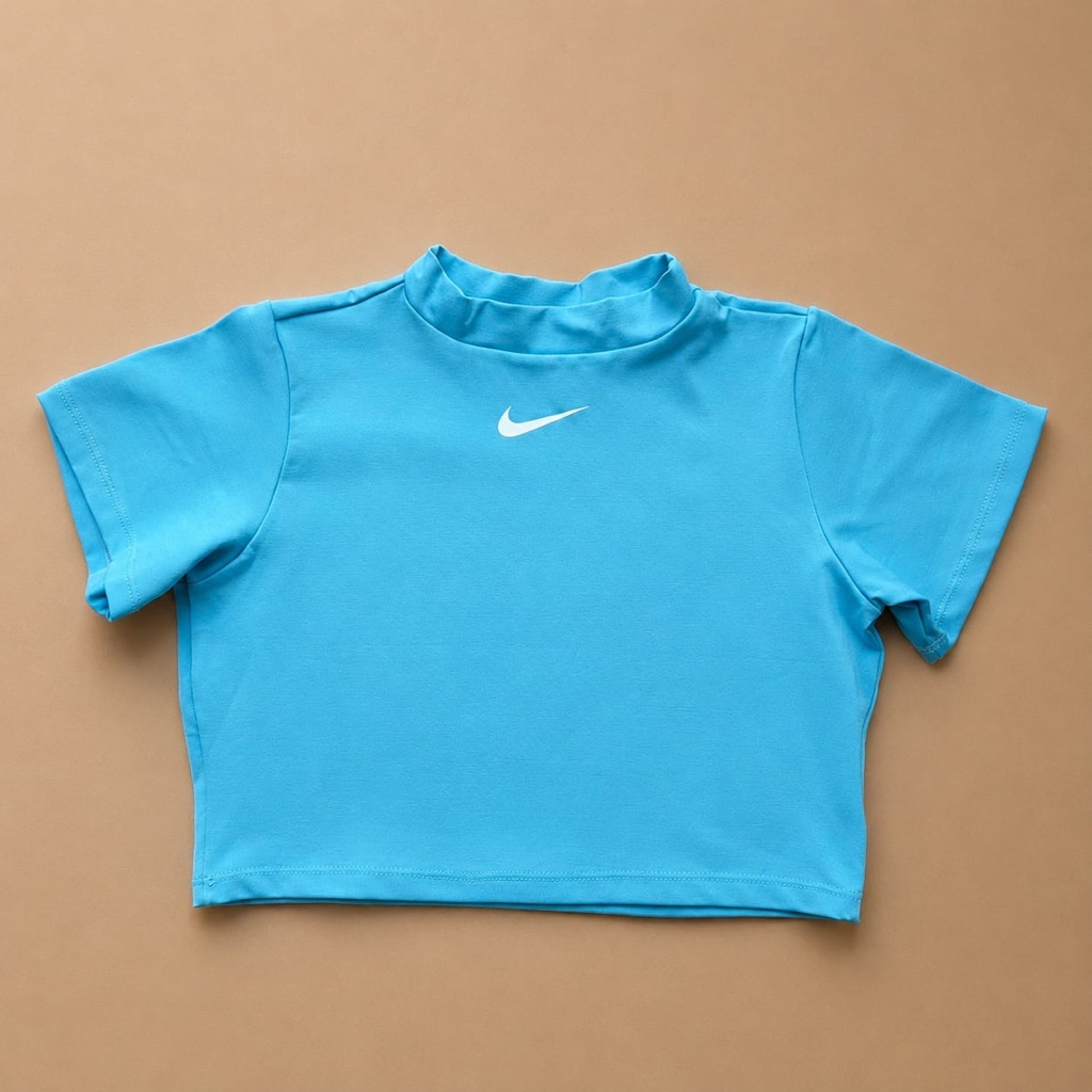 Camiseta corta azul