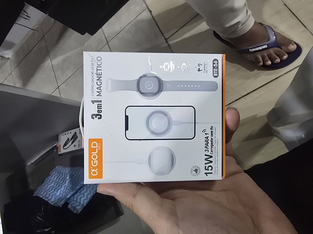 Carregador Magnético 3 em 1