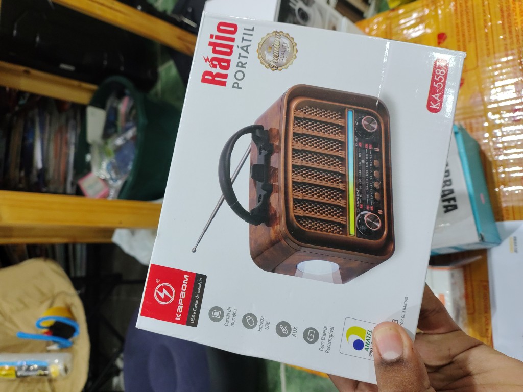 Caixa de som rádio modelo ka-5587
