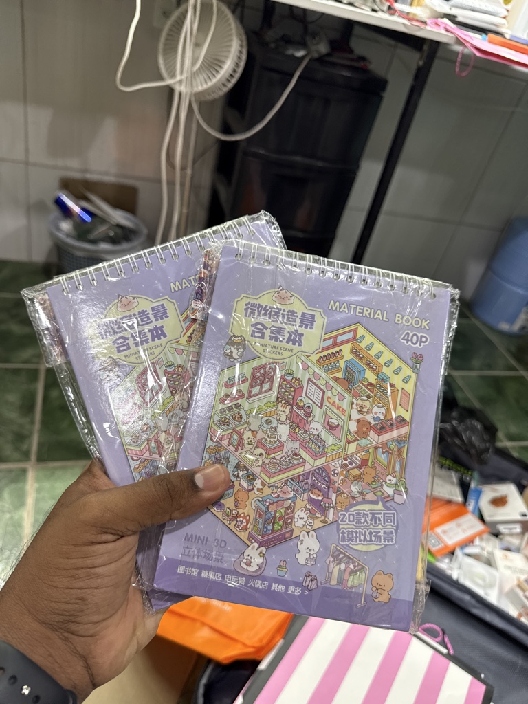 Caderno Adesivo