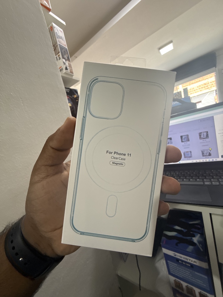 Case transparente com MagSafe