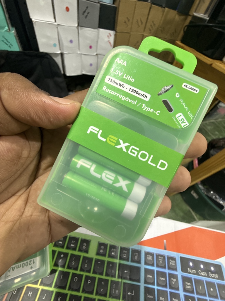Pilha Palito Recarregavel FX-LAAA4