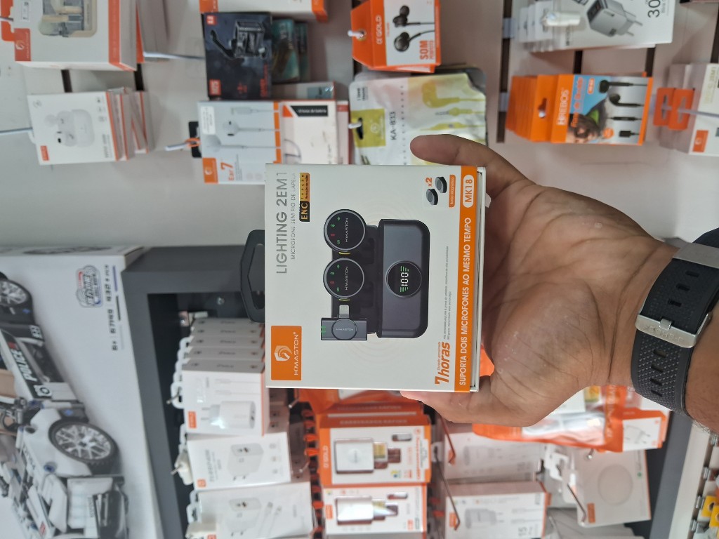 Microfone sem fio lapela MK18
