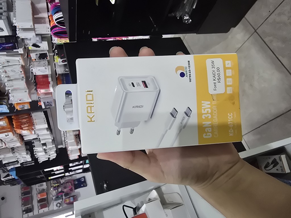 Carregador CC Kaidi GaN 35W