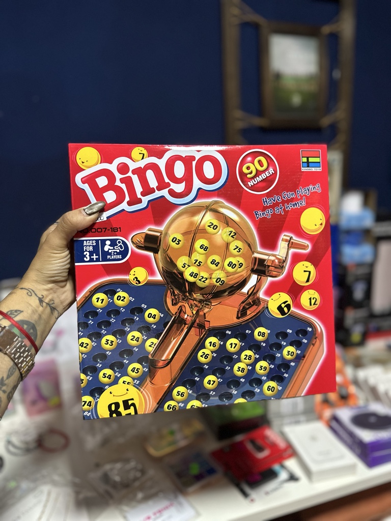 Juego Bingo rojo