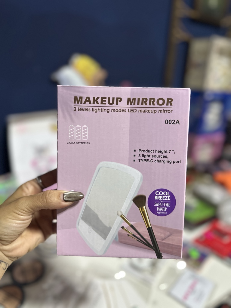 Espejo maquillaje LED