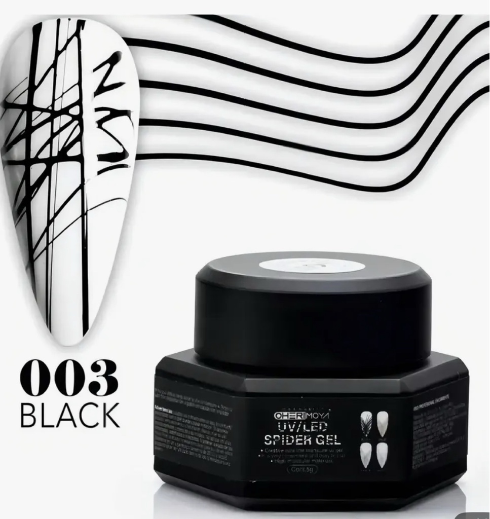 Oherimoyi Spider Gel negro 003
