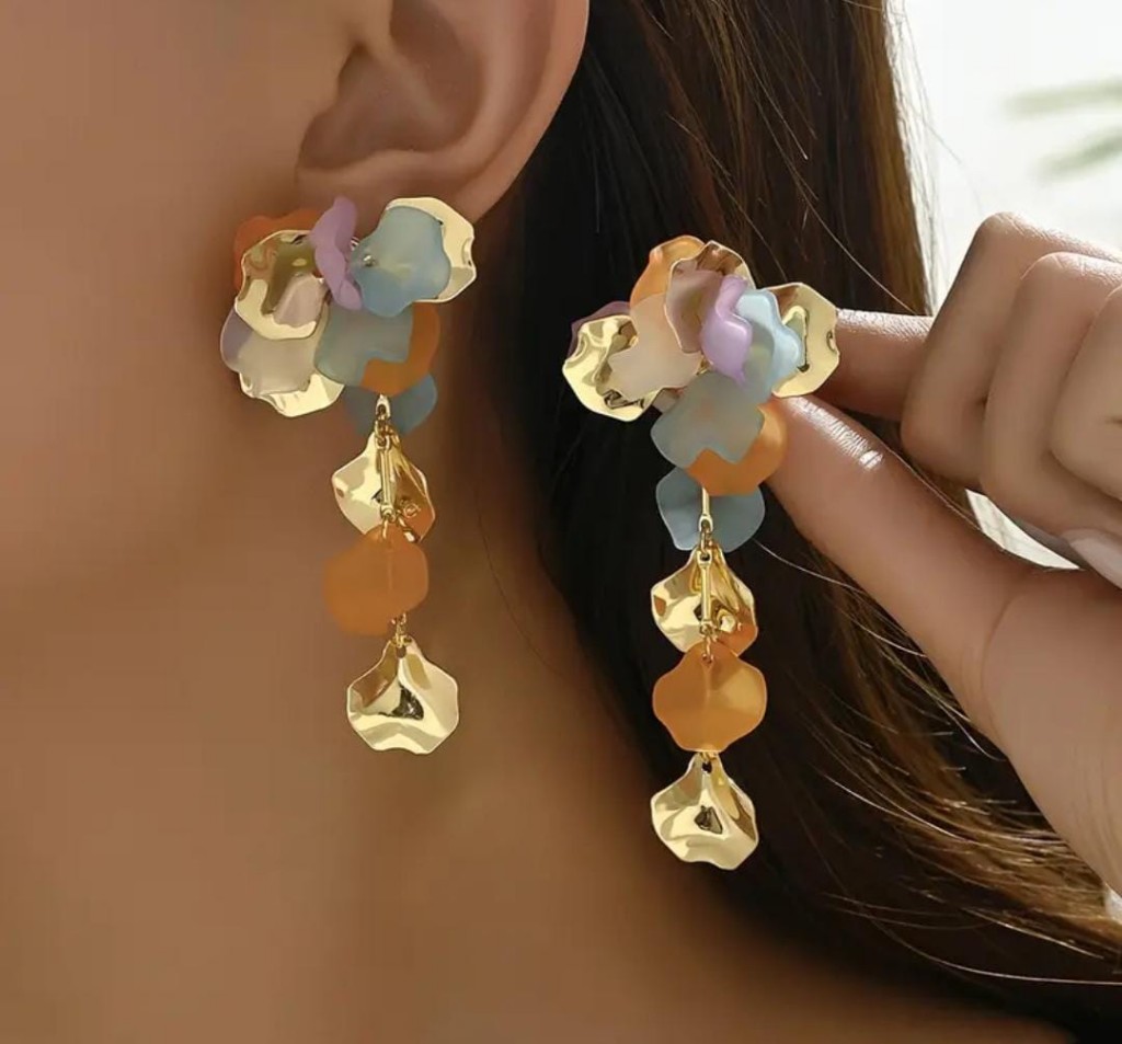 Aretes Lirios