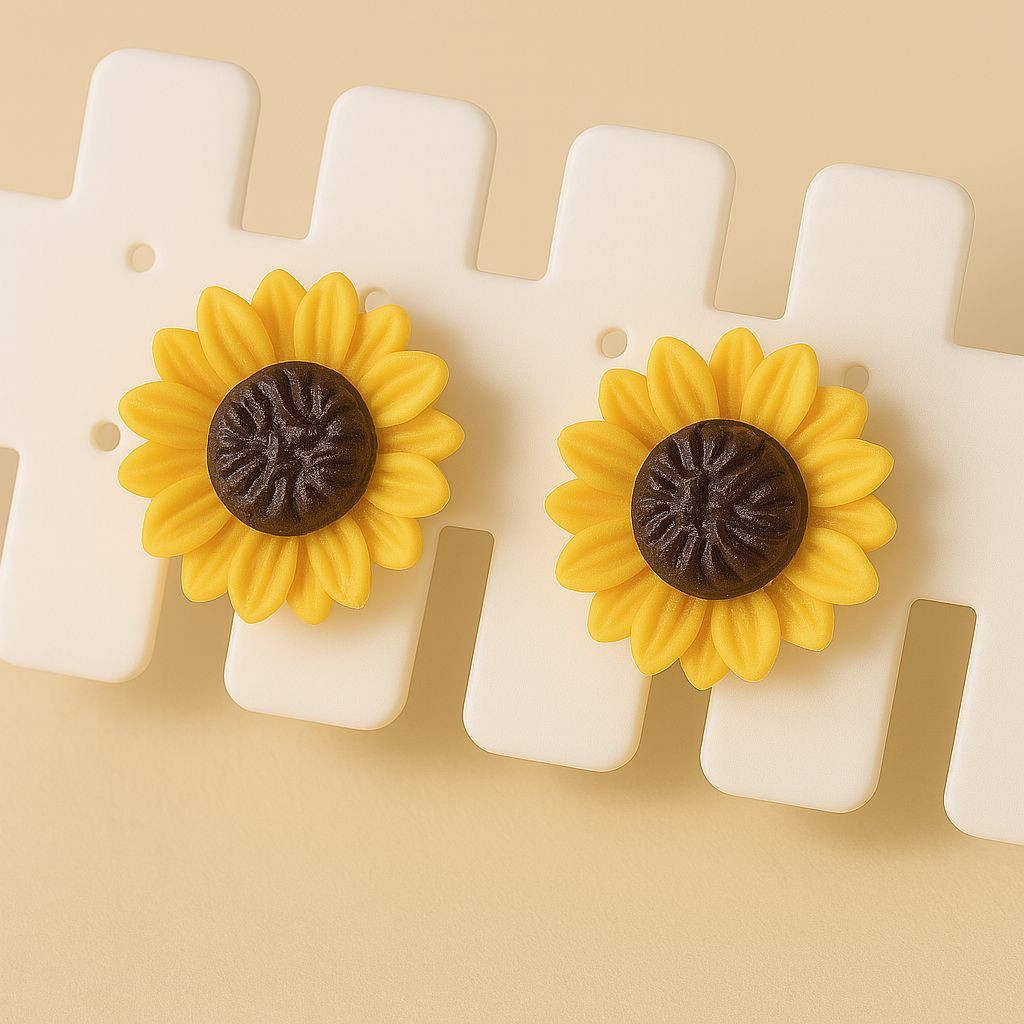 Aretes Girasol