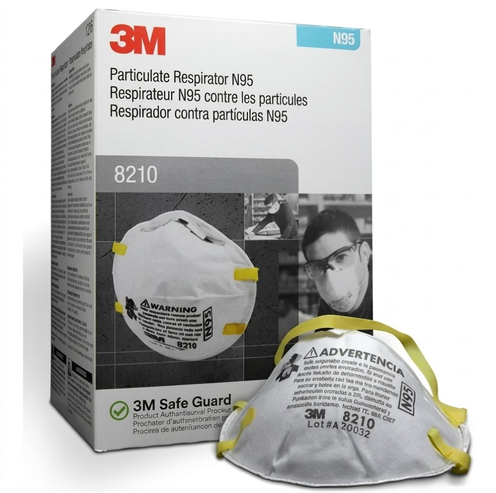 Mascarilla 3M Respirador N95 8210